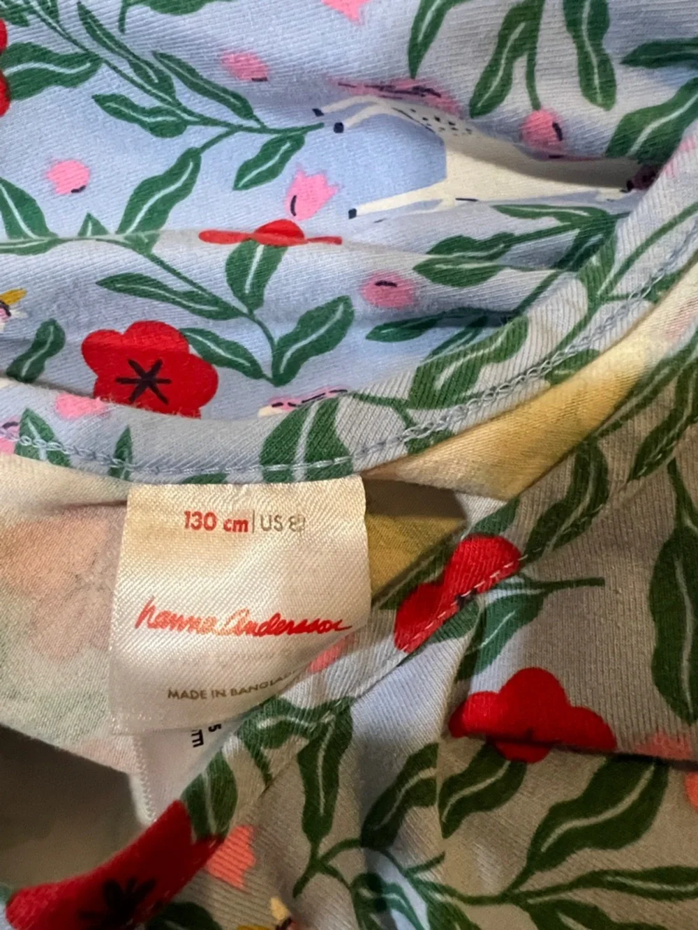 Hanna Andersson skater dress size 8 unicorn print - Picture 5 of 5